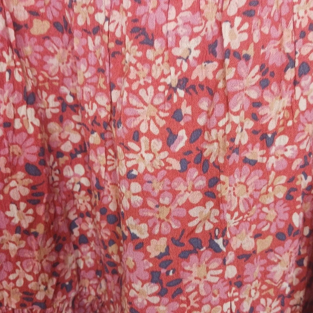Matilda Jane Floral Ruffle Pink Long Sleeve Girl's Blouse Size 10 New - Picture 6 of 7